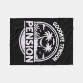 Couverture Polaire Goodbye Tension Hello Pension Relax Time Mood  (Devant (Horizontal))