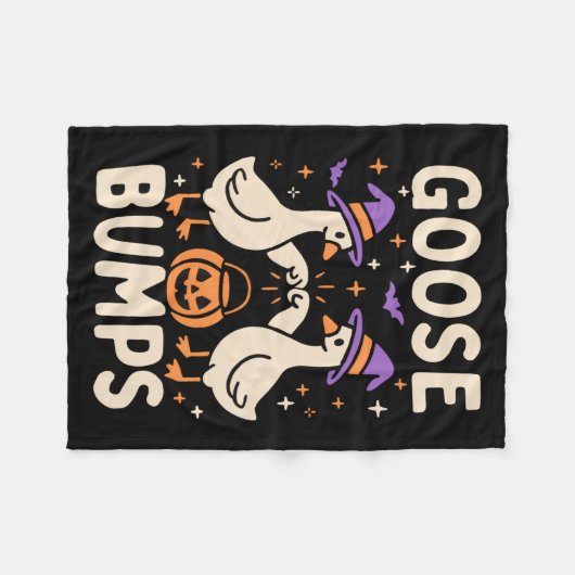 Couverture Polaire Goose Bumps Goosebumps Halloween Silly Meme Funny (Devant (Horizontal))