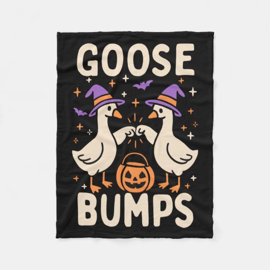Couverture Polaire Goose Bumps Goosebumps Halloween Silly Meme Funny (Devant)