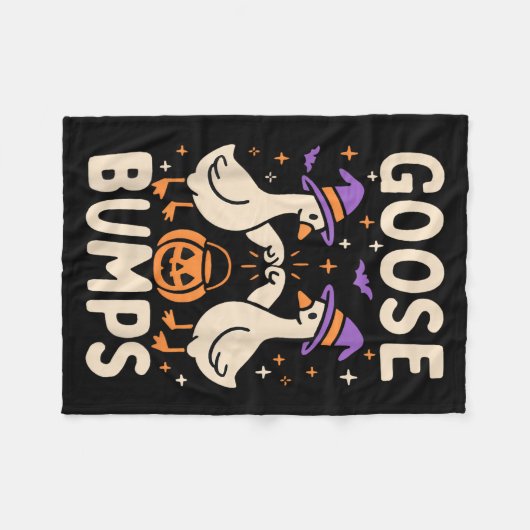 Couverture Polaire Goose Bumps Goosebumps Halloween Silly Meme Funny (Devant (Horizontal))