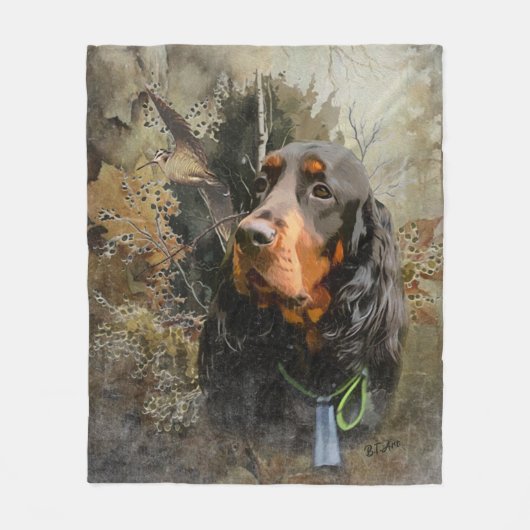 Couverture Polaire Gordon Setter (Devant)