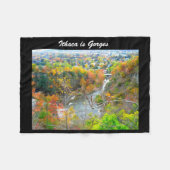 COUVERTURE POLAIRE GORGE D'ITHACA NEW YORK (Devant (Horizontal))