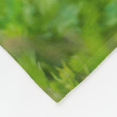 Couverture Polaire Gorille Bébé Se Cachant Dans L'Herbe (Coin)