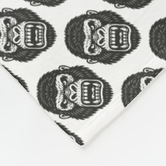 Couverture Polaire Gorilles (Coin)