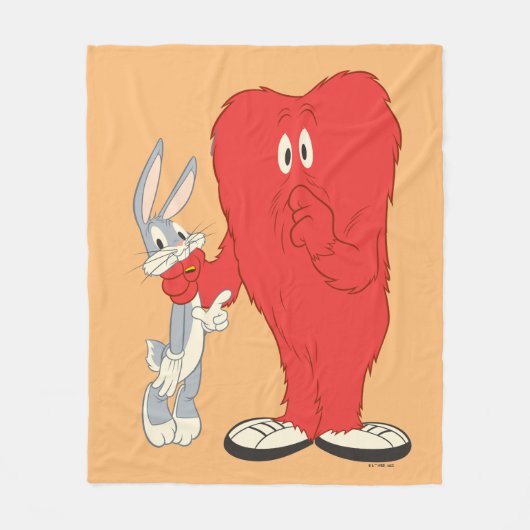 Couverture Polaire Gossamer Holding BUGS BUNNY™ (Devant)