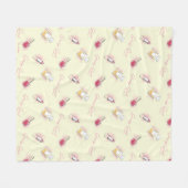 Couverture Polaire Gossip Girl Lipstick & Motif de parfum (Devant (Horizontal))