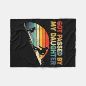 Couverture Polaire Got Ped By My Daughter Funny Ski  (Devant (Horizontal))