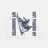 Couverture Polaire Got Ped By My Daughter Funny Ski  (Devant (Horizontal))