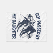 Couverture Polaire Got Ped By My Daughter Funny Skiing (Devant (Horizontal))