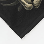 Couverture Polaire Gothic Skull Couple Flaming Heart Dark Romance Sty (Coin)