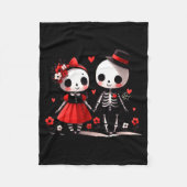Couverture Polaire Gothic Valentine  (Devant)