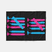 Couverture Polaire Goutte de glace Tally Marks 67 Mème Compter 6 7 Br (Devant (Horizontal))