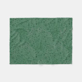 Couverture Polaire gouttelettes d'eau vertes (Devant (Horizontal))