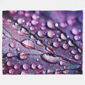 Couverture Polaire Gouttes d'eau (Devant (Horizontal))