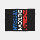 Couverture Polaire Government Shutdown Veteran  (Devant (Horizontal))