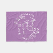 Couverture Polaire Grace Extraordinaire Comment Doux Le Son (Devant (Horizontal))