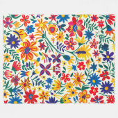 Couverture Polaire Grace florale intemporelle 60x80 (Devant (Horizontal))