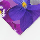 Couverture Polaire Grace Sur Grace Bible Verse Fleur violet (Coin)