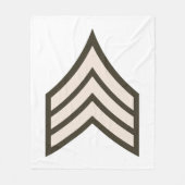 Couverture Polaire grade de sergent de l'armée (Devant)
