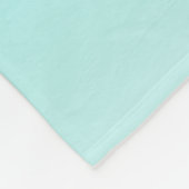 Couverture Polaire gradient aqueux turquoise (Coin)