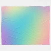 Couverture Polaire Gradient arc-en-ciel magnifique (Devant (Horizontal))