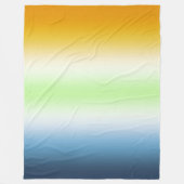 Couverture Polaire Gradient AroAce Agender Pride (Devant)