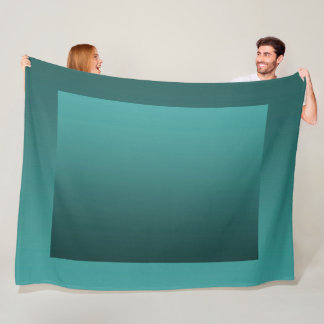 Couverture Polaire Gradient Green - deep to light | Mood Background |