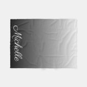 Couverture Polaire gradient personnel ombre blâmes of grey (Devant (Horizontal))