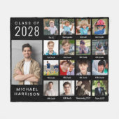 Couverture Polaire Graduation Au Cours Des Années 17 Photo Noir (Devant (Horizontal))