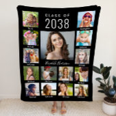 Couverture Polaire Graduation Au Cours Des Années Photo Collage Noir