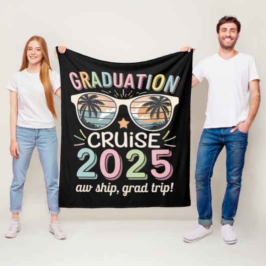 Couverture Polaire Graduation Cruise 2025 Graduate Cruising Squad (En situation)