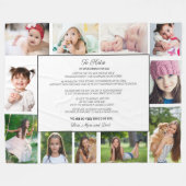 Couverture Polaire Graduation Day 11 Photo À La Fille (Devant (Horizontal))