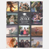 Couverture Polaire Graduation Moderne Instagram Chalk Photo Collage (Devant)