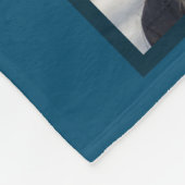 Couverture Polaire Graduation N'importe quelle année photo bleu multi (Coin)