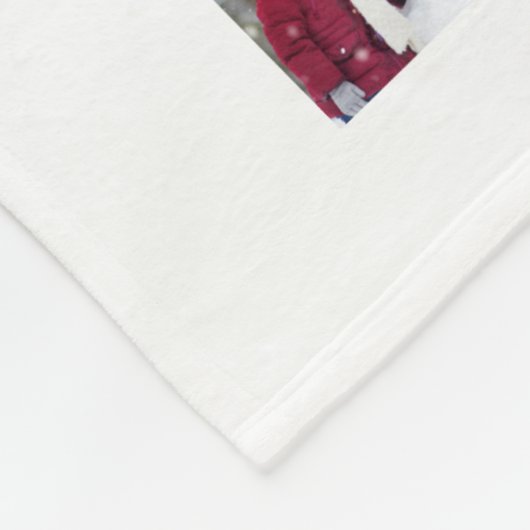 Couverture Polaire Graduation Photo Collage Script CLASSE DE Blanc (Coin)