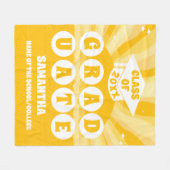 Couverture Polaire Graduation Retro Sunshine (Devant (Horizontal))