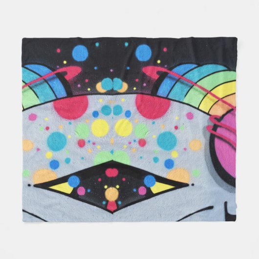 Couverture Polaire graffiti (Devant (Horizontal))