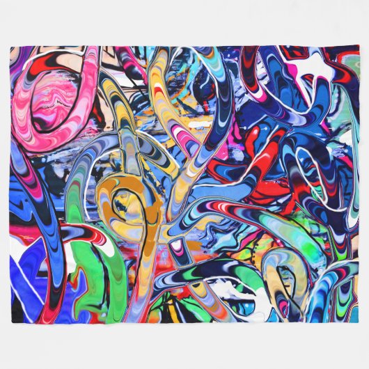 Couverture Polaire Graffiti (Devant (Horizontal))