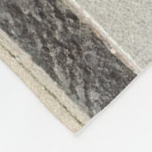 Couverture Polaire Graffiti de chien et d'arc-en-ciel (Coin)