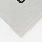 Couverture Polaire Graffiti de moto noir et bleu gris (Coin)