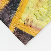 Couverture Polaire graffiti de planète (Coin)