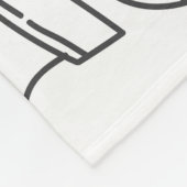 Couverture Polaire Graffiti mignon : Doodle Art Set. (Coin)