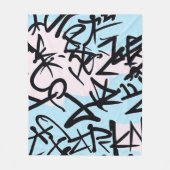 Couverture Polaire Graffiti moderne (Devant)