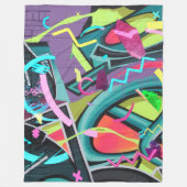Couverture Polaire Graffiti urbain01 (Devant)
