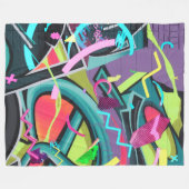 Couverture Polaire Graffiti urbain01 (Devant (Horizontal))