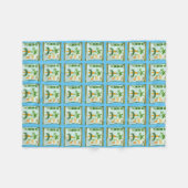 Couverture Polaire Graines de carottes cultivant des légumes (Devant (Horizontal))