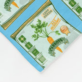 Couverture Polaire Graines de carottes cultivant des légumes (Coin)