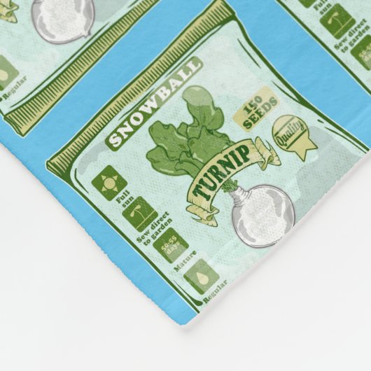 Couverture Polaire Graines de navet Légumes (Coin)