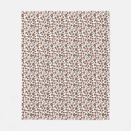 Couverture Polaire Grains de café (Devant)