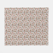 Couverture Polaire Grains de café (Devant (Horizontal))